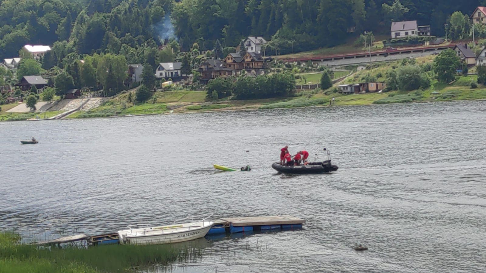 Bartkowa Posadowa, przewrócony kajak