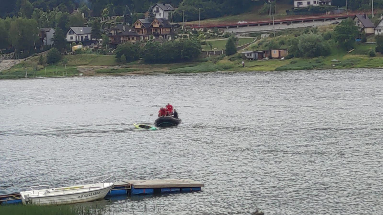 Bartkowa Posadowa, przewrócony kajak