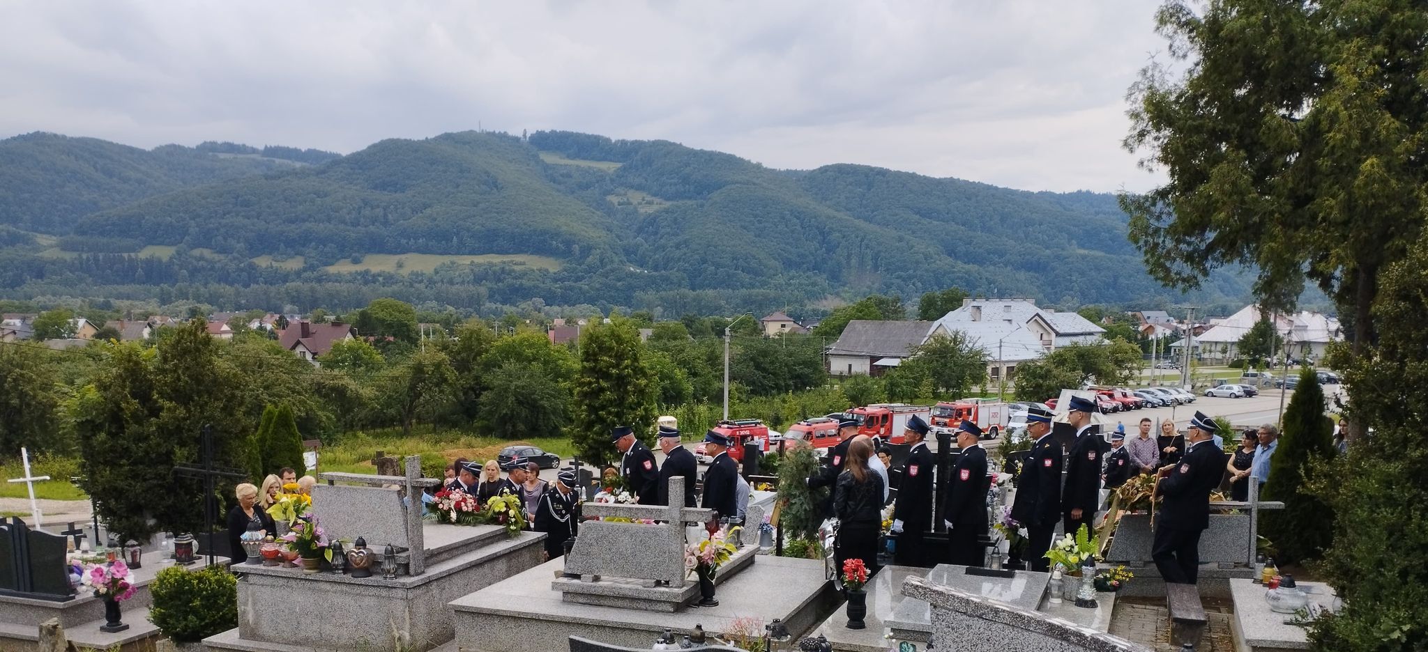 pogrzeb strażaka OSP Zabrzeż