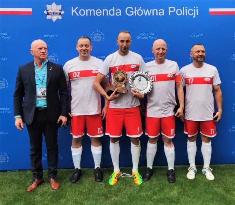 Sądecki policjant reprezentował Polskę w meczu z Rumunią