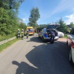 Czyrna - samochód wypadł z drogi
