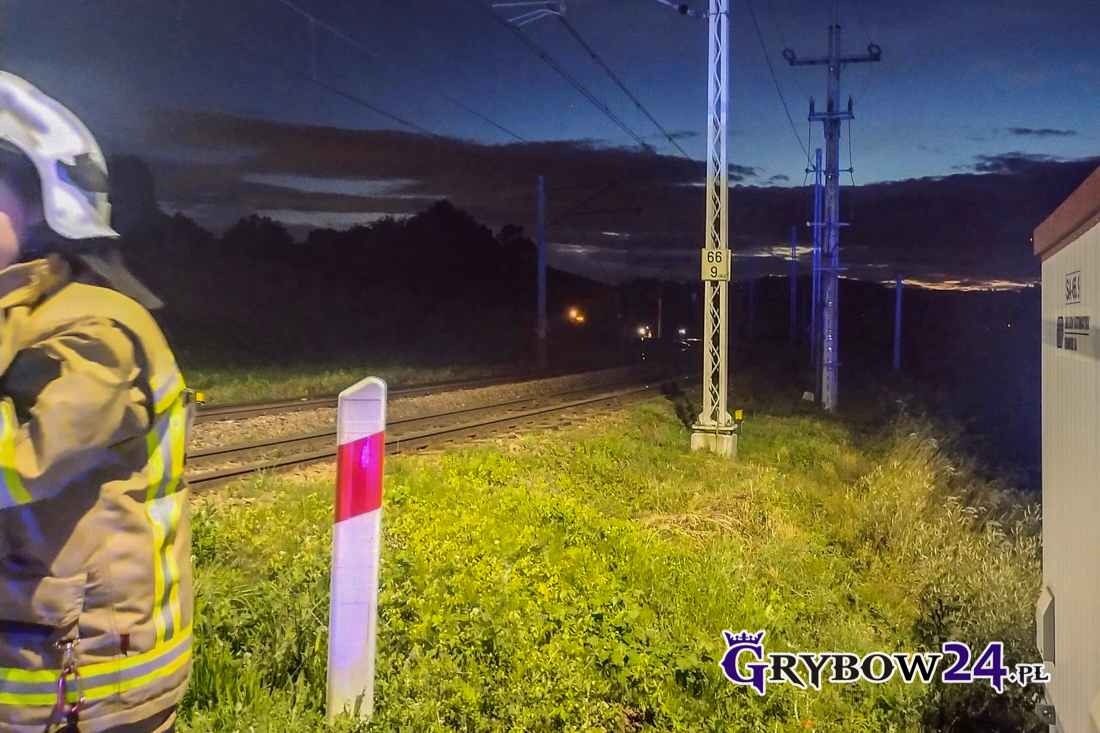 Grybów, wypadek na torach