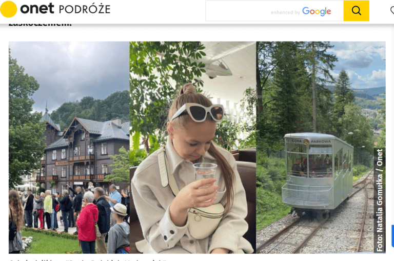 Krynica-Zdrój wakacyjnym hitem portalu Onet.Podróże