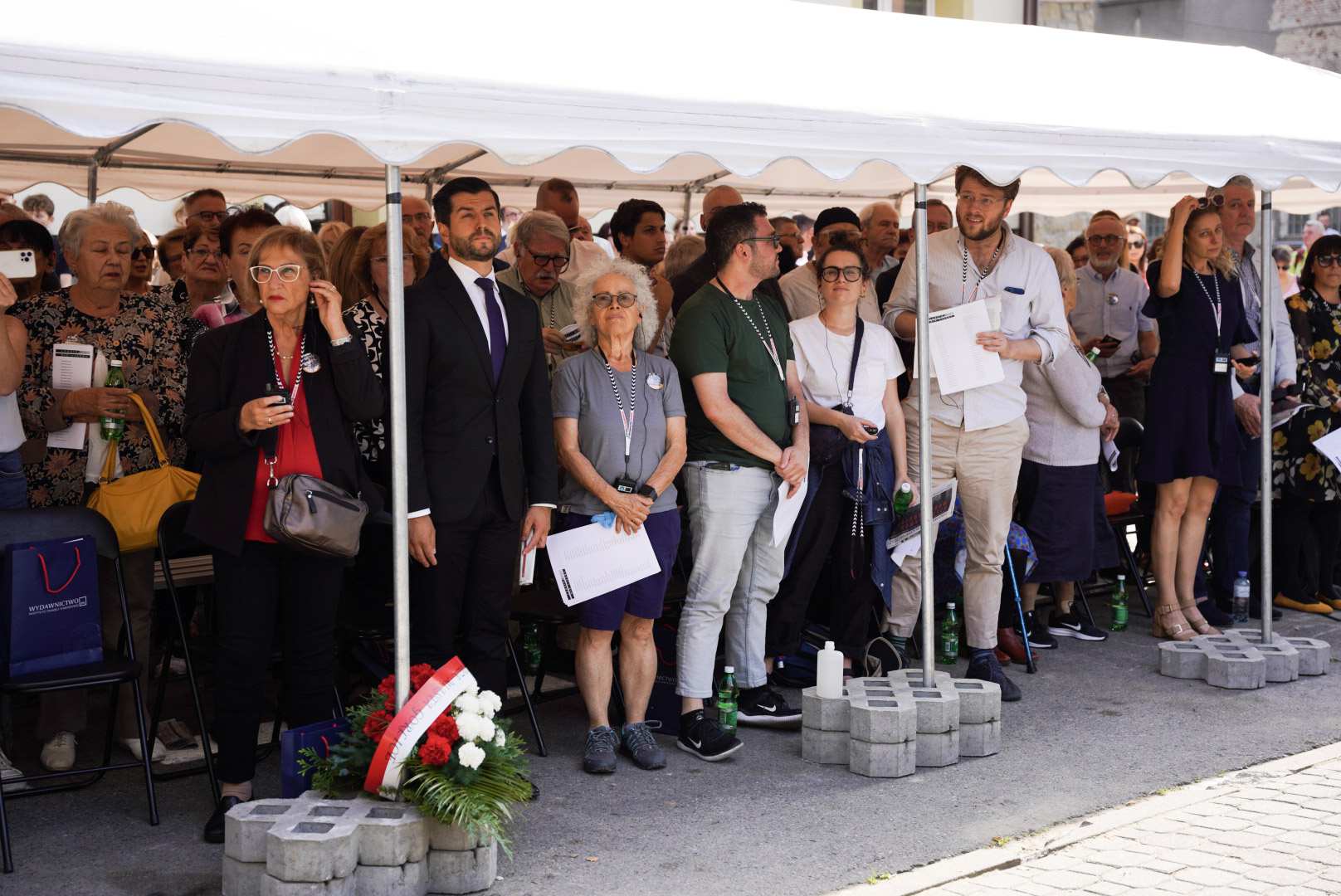 odsłonięcie pomnika ofiar Holocaustu Nowy Sącz