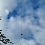 Mogielica, wieża widokowa, budowa, helikopter, śmigłowiec