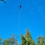 Mogielica, wieża widokowa, budowa, helikopter, śmigłowiec
