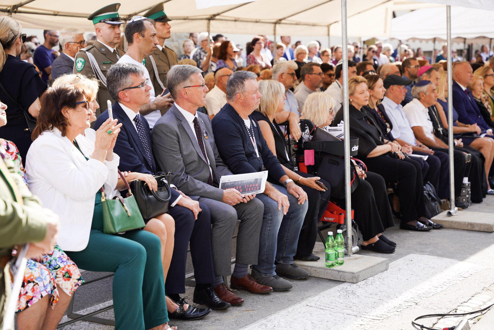 odsłonięcie pomnika ofiar Holocaustu Nowy Sącz