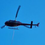 Mogielica, wieża widokowa, budowa, helikopter, śmigłowiec