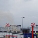 Nowy Sącz, pożar Merkury Market