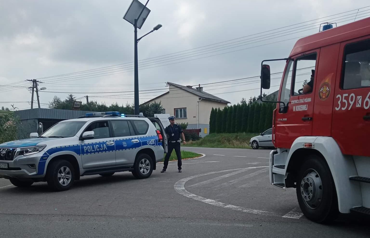 zderzenie Korzenna