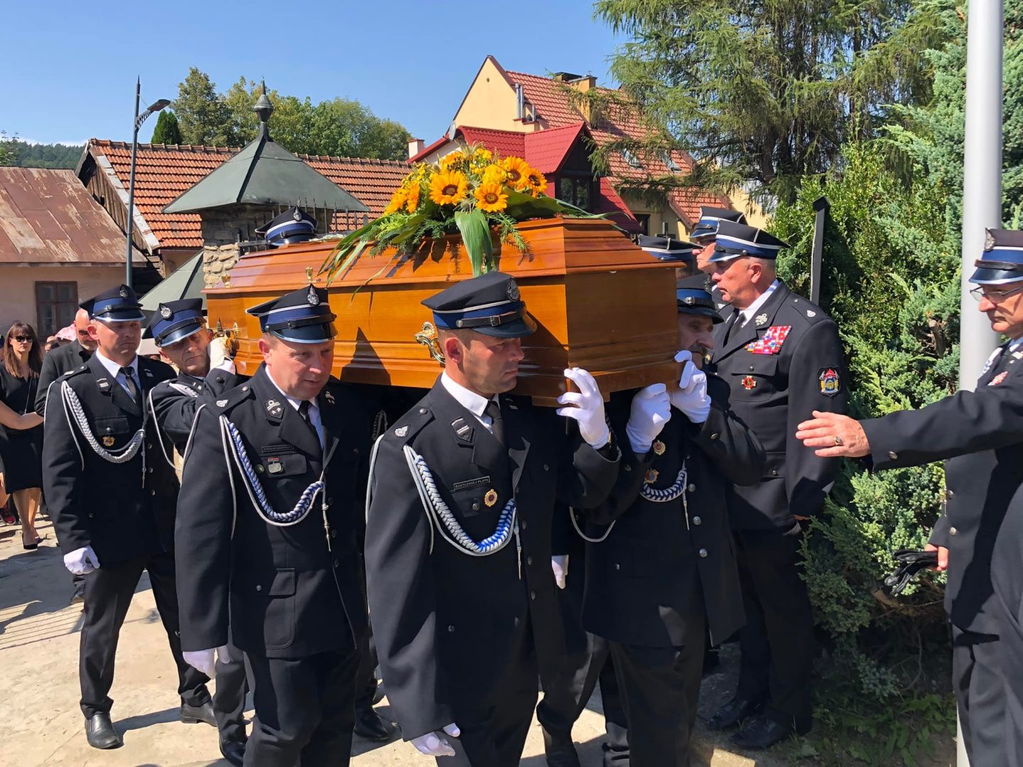 Stary Sącz, pogrzeb Antoniego Piętki