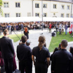 odsłonięcie pomnika ofiar Holocaustu Nowy Sącz