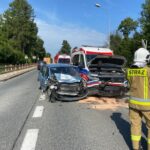 kolizja karetki z samochodami osobowymi, Frycowa