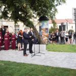 odsłonięcie pomnika ofiar Holocaustu Nowy Sącz
