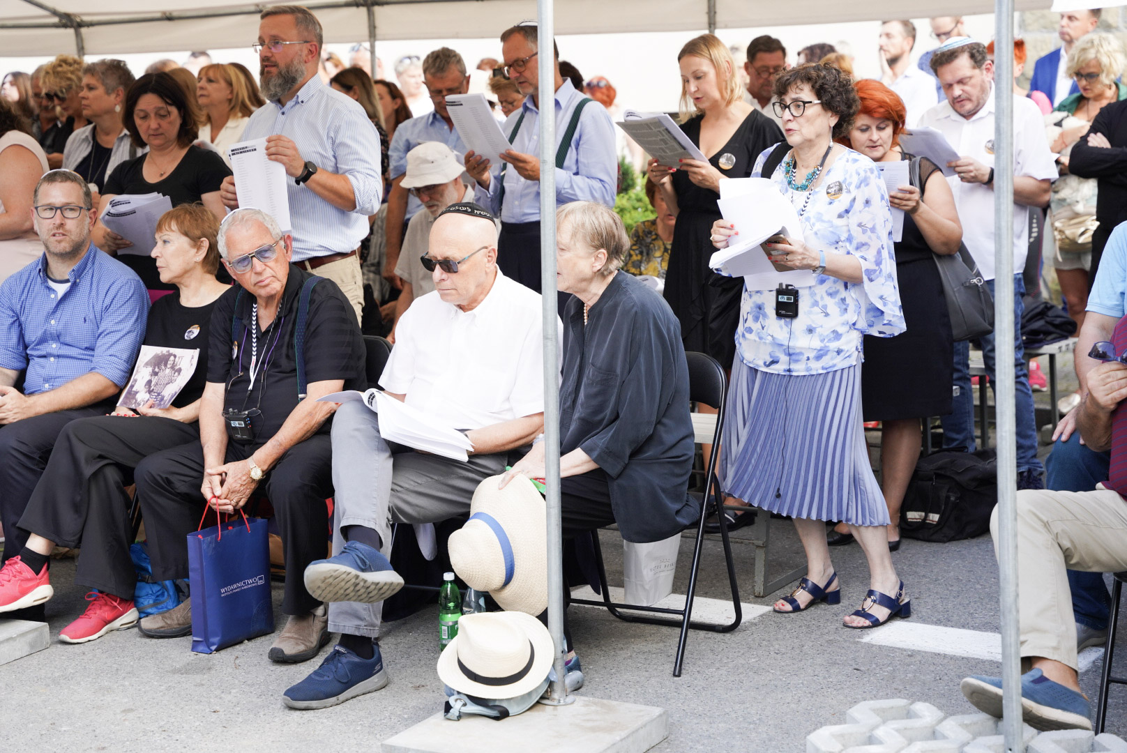 odsłonięcie pomnika ofiar Holocaustu Nowy Sącz
