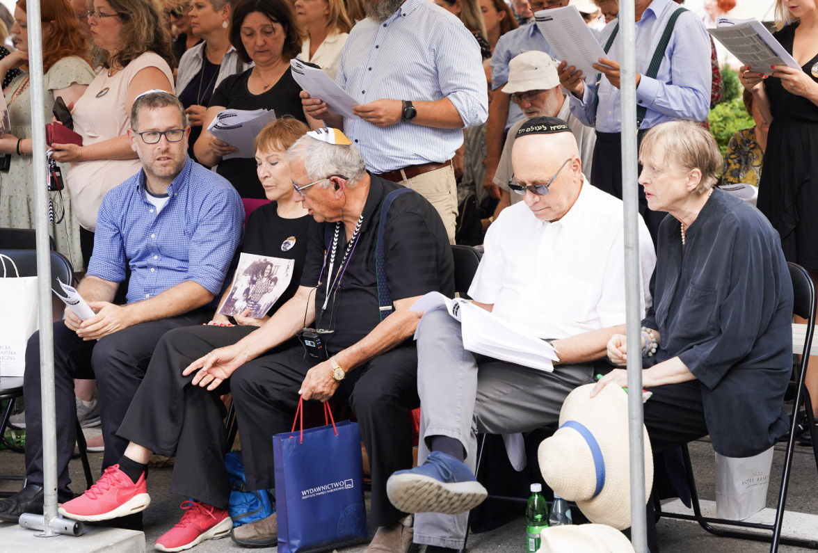 odsłonięcie pomnika ofiar Holocaustu Nowy Sącz