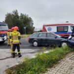 Chełmiec - zderzenie samochodów