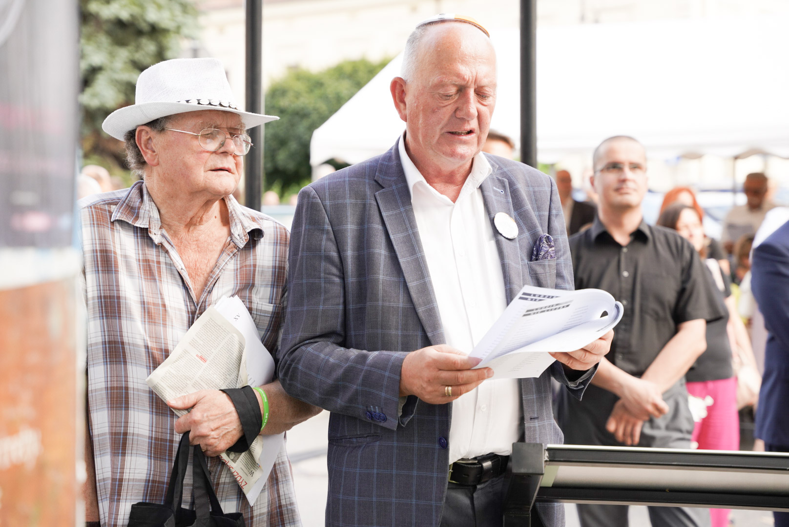 odsłonięcie pomnika ofiar Holocaustu Nowy Sącz