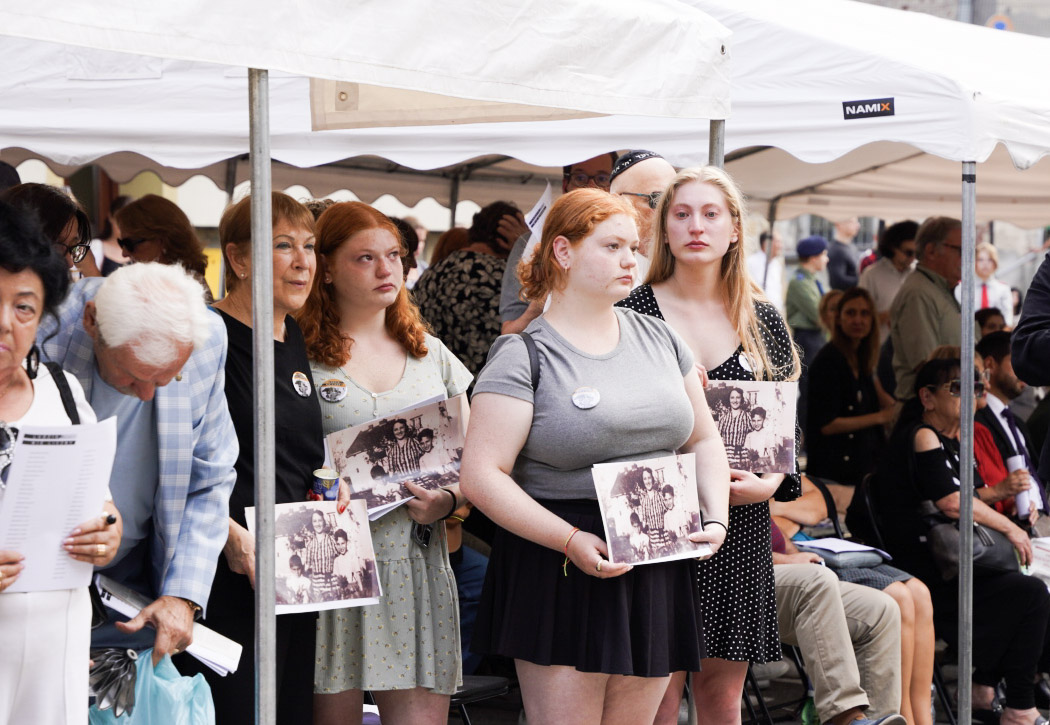 odsłonięcie pomnika ofiar Holocaustu Nowy Sącz