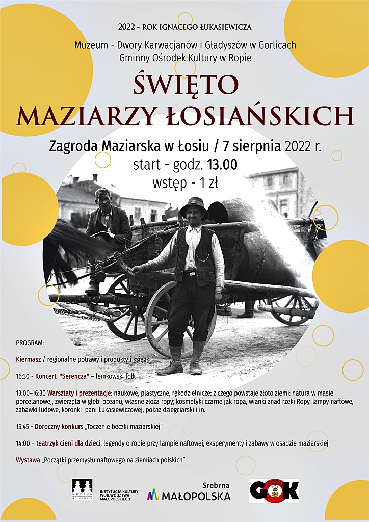 Plakat Święto Maziarzy Łosiańskich2022