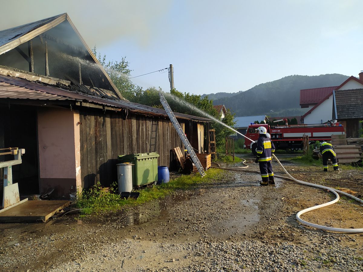 Maszkowice - pożar