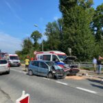 kolizja karetki z samochodami osobowymi, Frycowa
