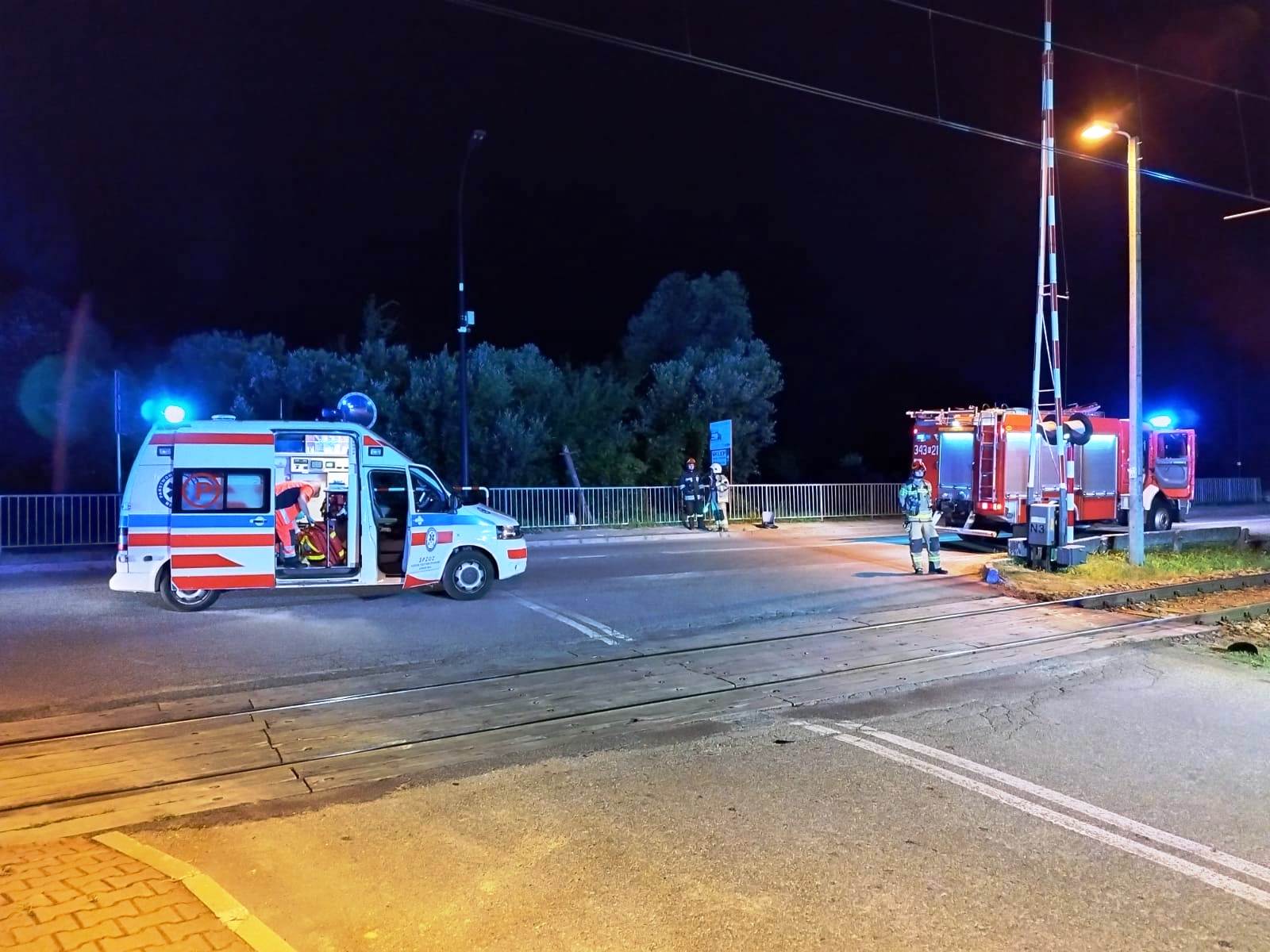 Żegiestów wypadek motocyklisty