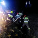 Siedlce - samochód wypadł z drogi