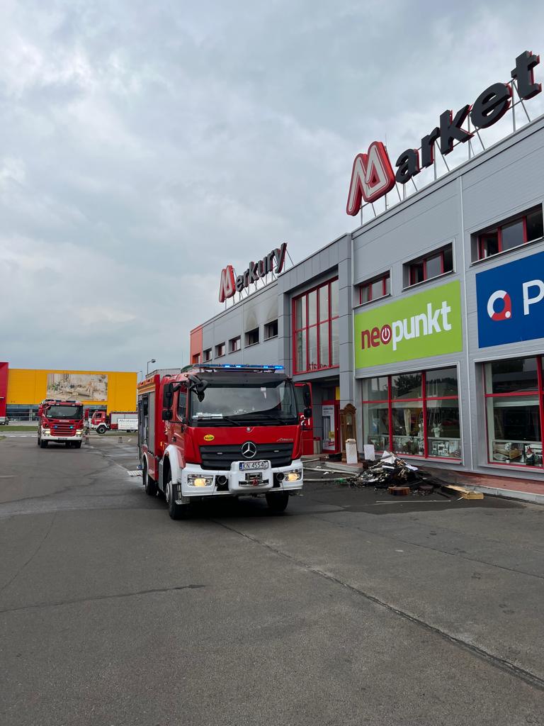 pożar Merkury Market