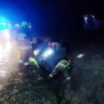 Siedlce - samochód wypadł z drogi