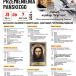 odpust, Przemienienie Pańskie, Nowy Sącz, harmonogram odpustu, nabożeństw