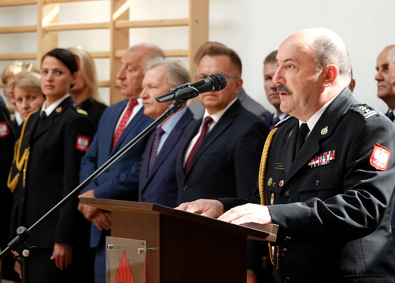 komendant PSP Paweł Motyka, Waldemar Kuźma, przekazanie władzy