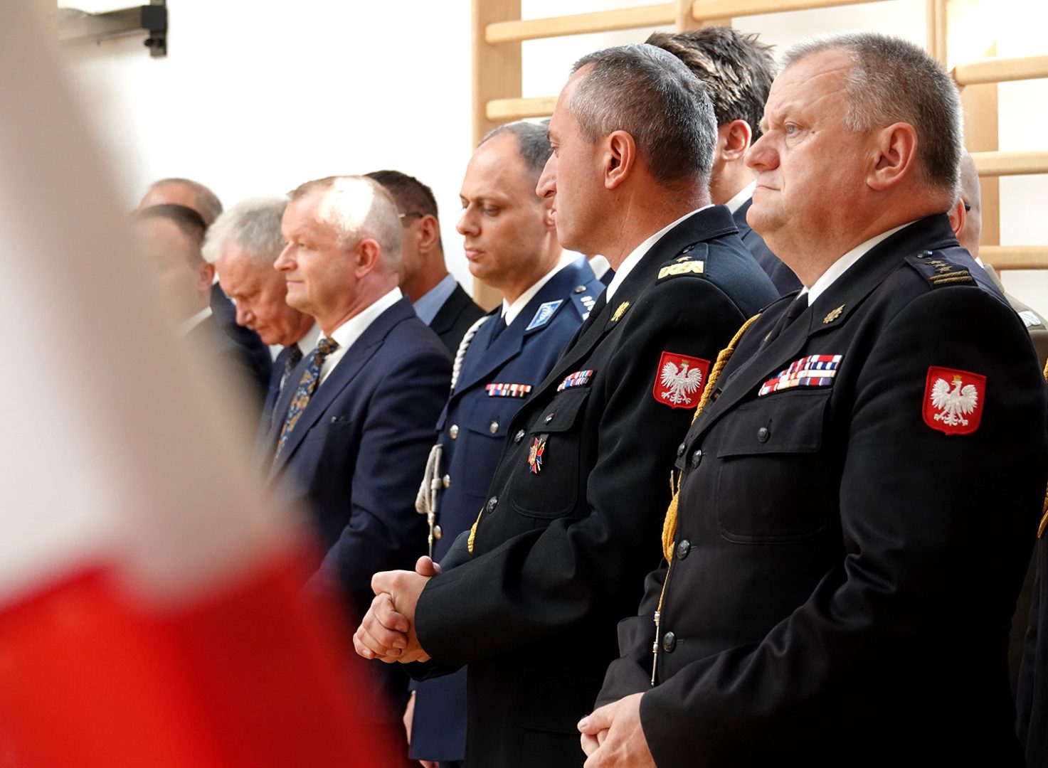 komendant PSP Paweł Motyka, Waldemar Kuźma, przekazanie władzy