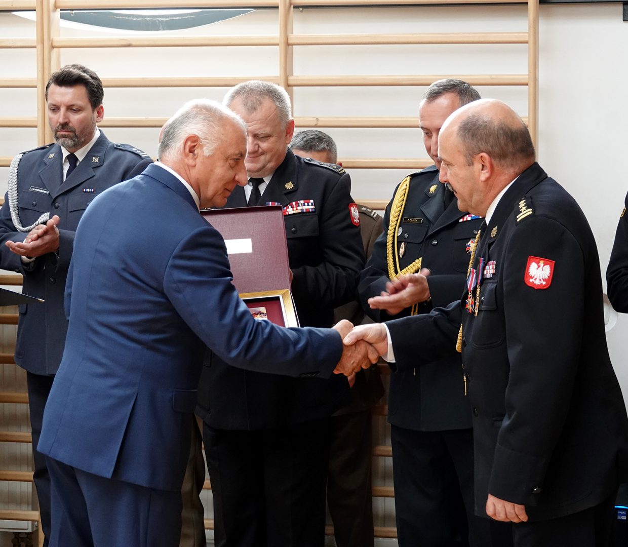 komendant PSP Paweł Motyka, Waldemar Kuźma, przekazanie władzy