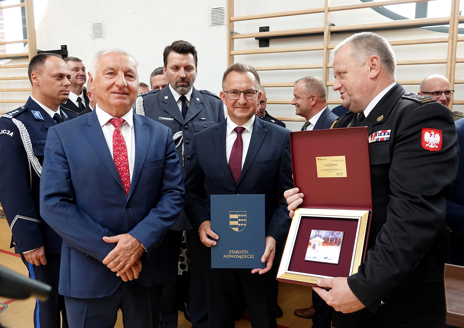 komendant PSP Paweł Motyka, Waldemar Kuźma, przekazanie władzy