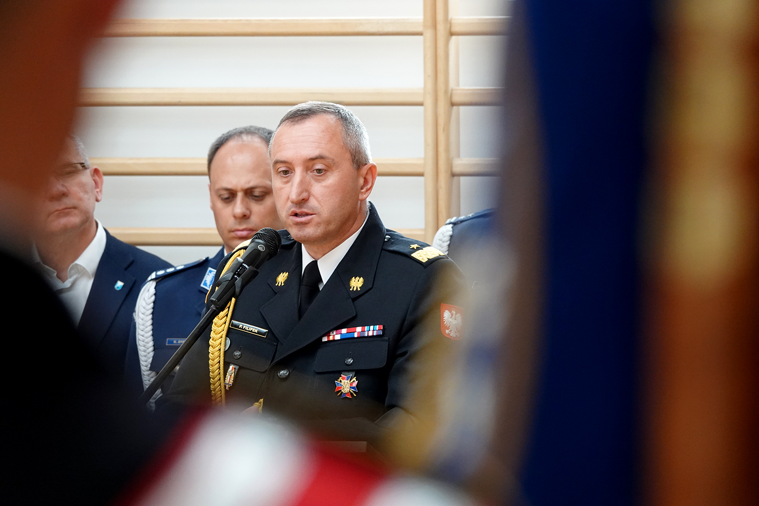 komendant PSP Paweł Motyka, Waldemar Kuźma, przekazanie władzy