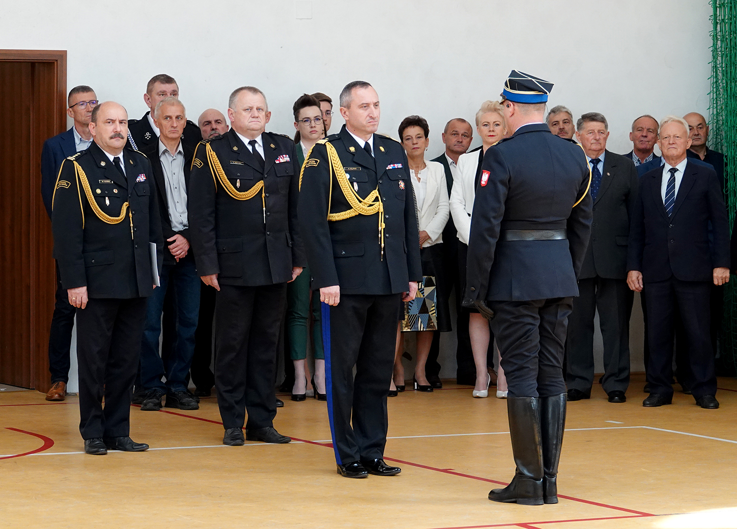 komendant PSP Paweł Motyka, Waldemar Kuźma, przekazanie władzy