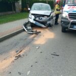 Zderzenie na ul. Nawojowskiej w Nowym Sączu
