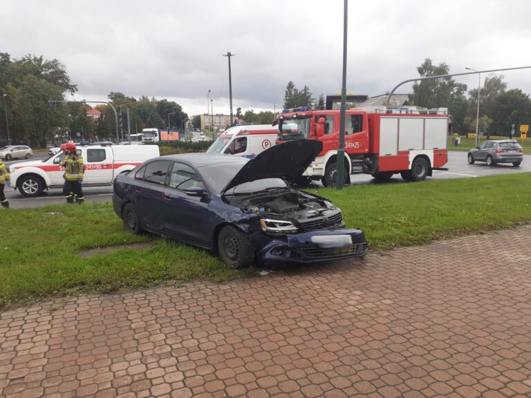 Nowy Sącz. Zderzenie na Rondzie Solidarności