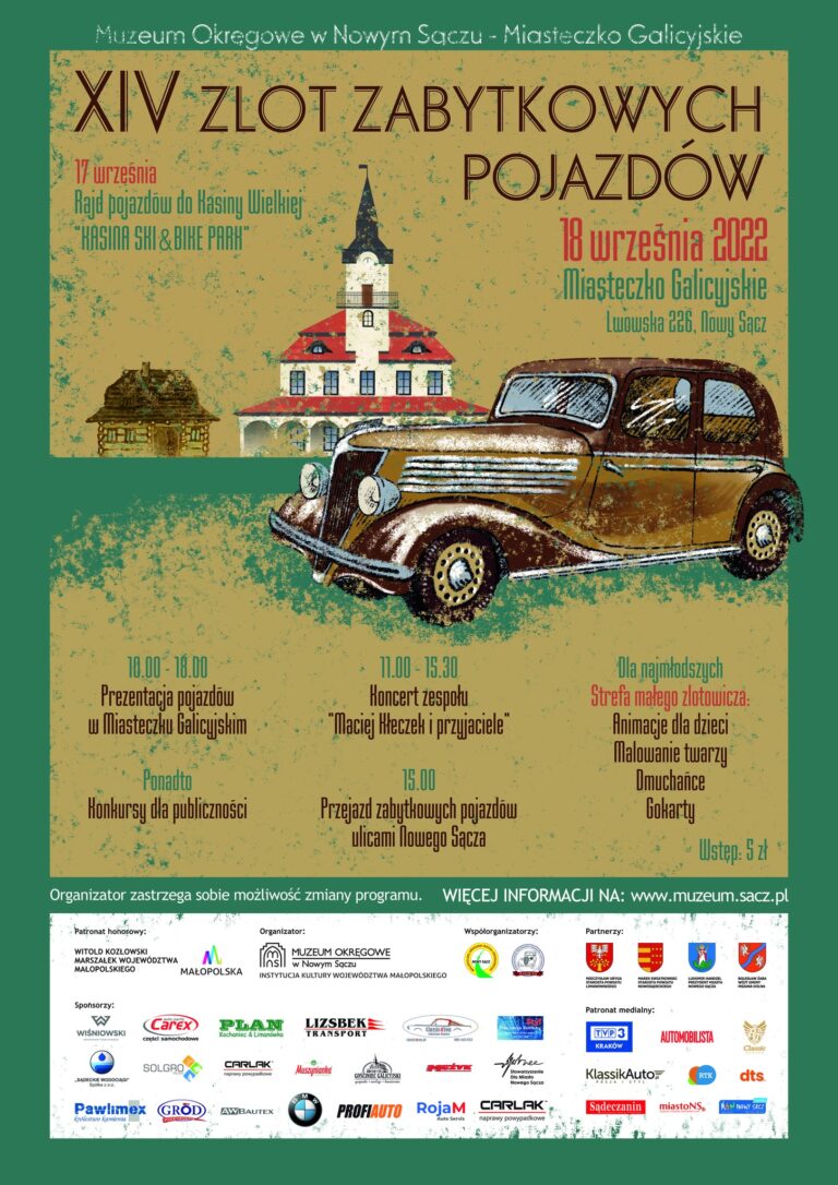 XIV Zlot Zabytkowych Pojazdów w Miasteczku Galicyjskim