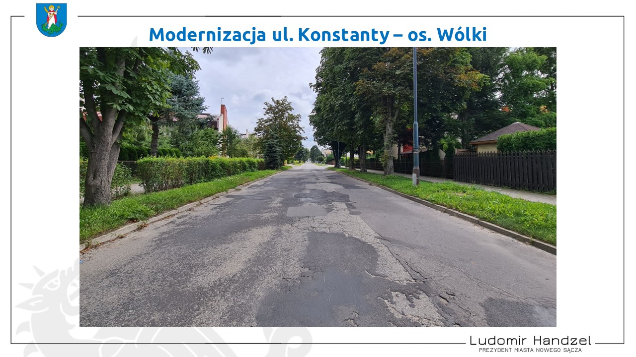 inwestycje drogowe, nowy sącz, lubomir handzel