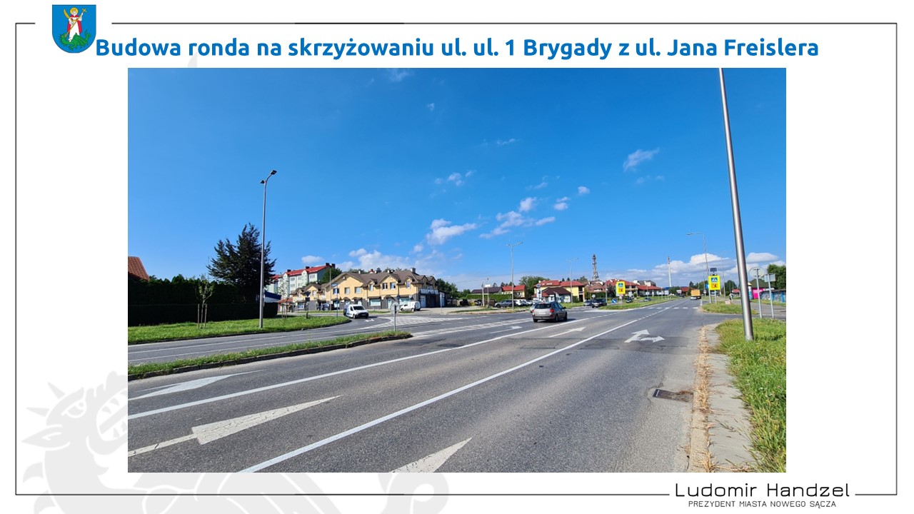 inwestycje drogowe, nowy sącz, lubomir handzel
