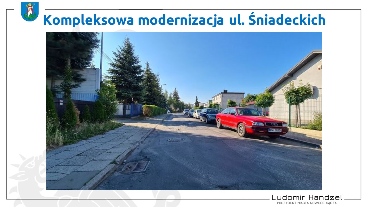 inwestycje drogowe, nowy sącz, lubomir handzel