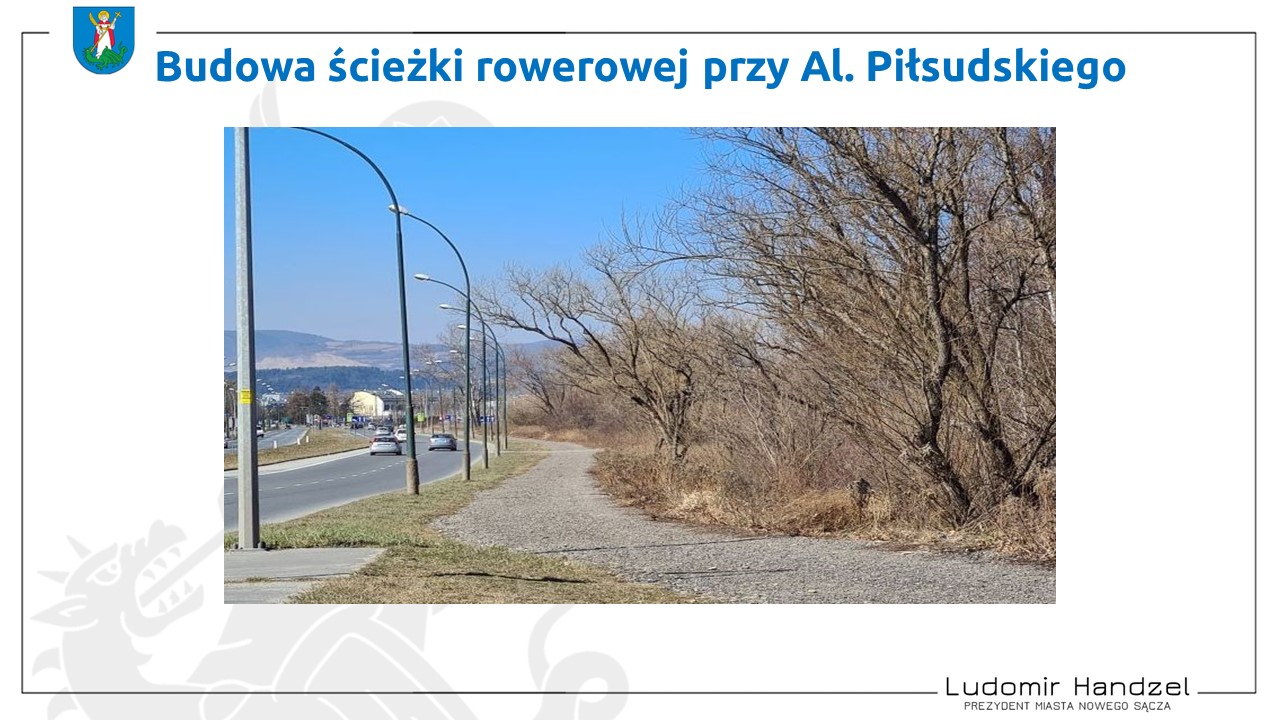 inwestycje drogowe, nowy sącz, lubomir handzel
