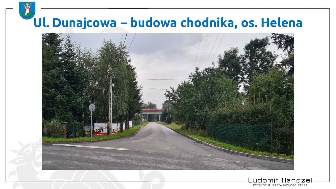 inwestycje drogowe, nowy sącz, lubomir handzel
