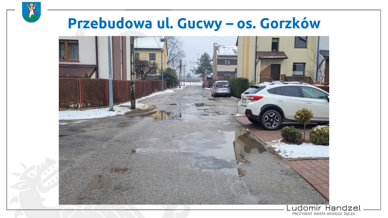inwestycje drogowe, nowy sącz, lubomir handzel