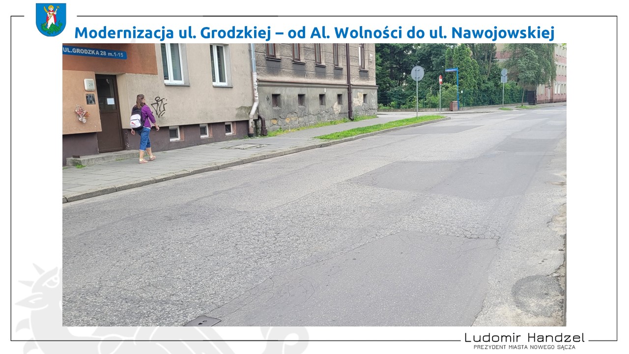 inwestycje drogowe, nowy sącz, lubomir handzel