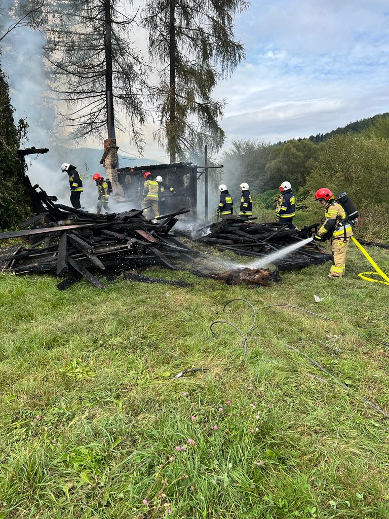 pożar w Marcinkowicach