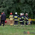Stróżna, studnia, zasypany mężczyzna