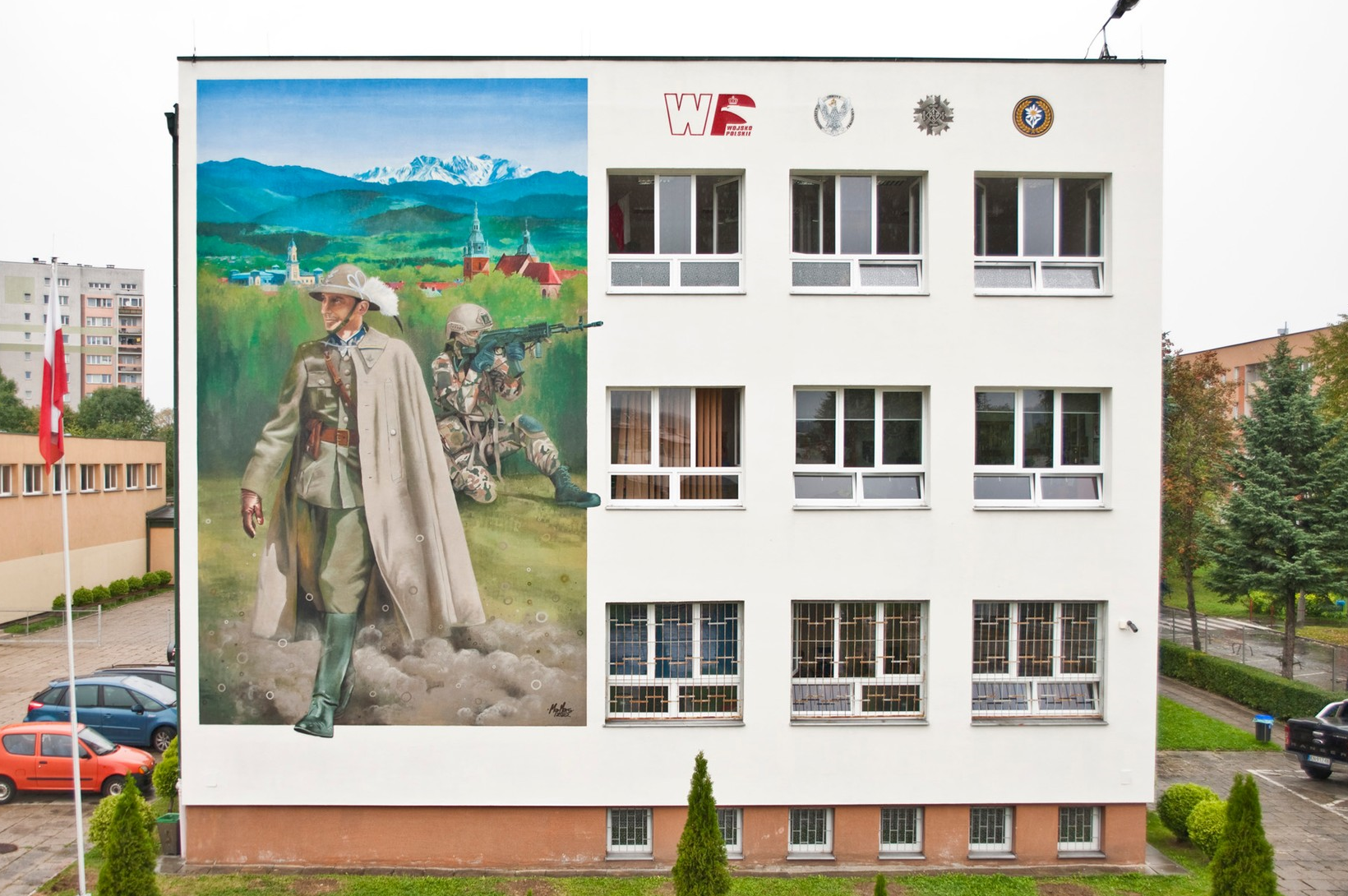 Mgr Mors, mural, Nowy Sącz